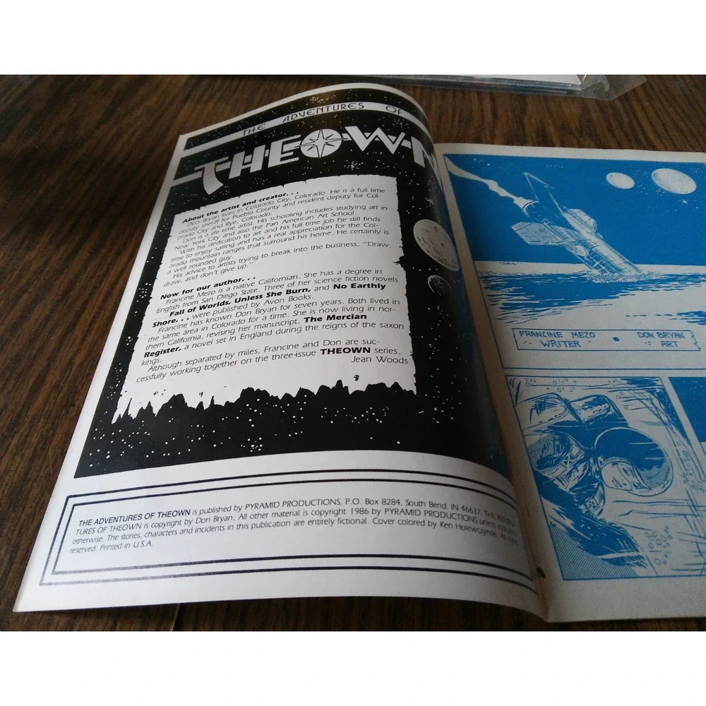 The Adventures Of Theown #1-3 October-December 1986 Pyramid Comics